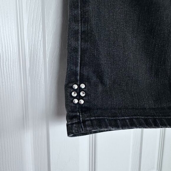 White House Black Market Pedal Pusher Capri Noir Jeans - Picture 8 of 11